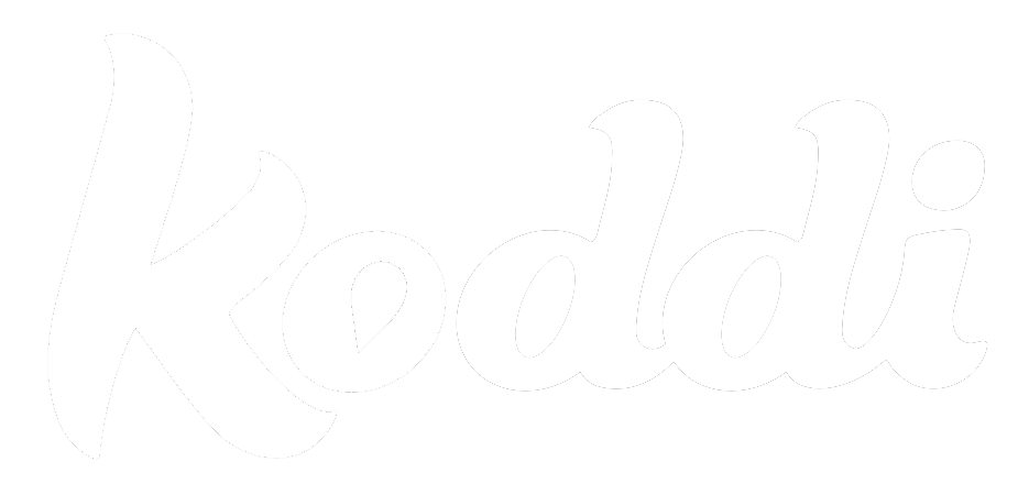 white koddi logo